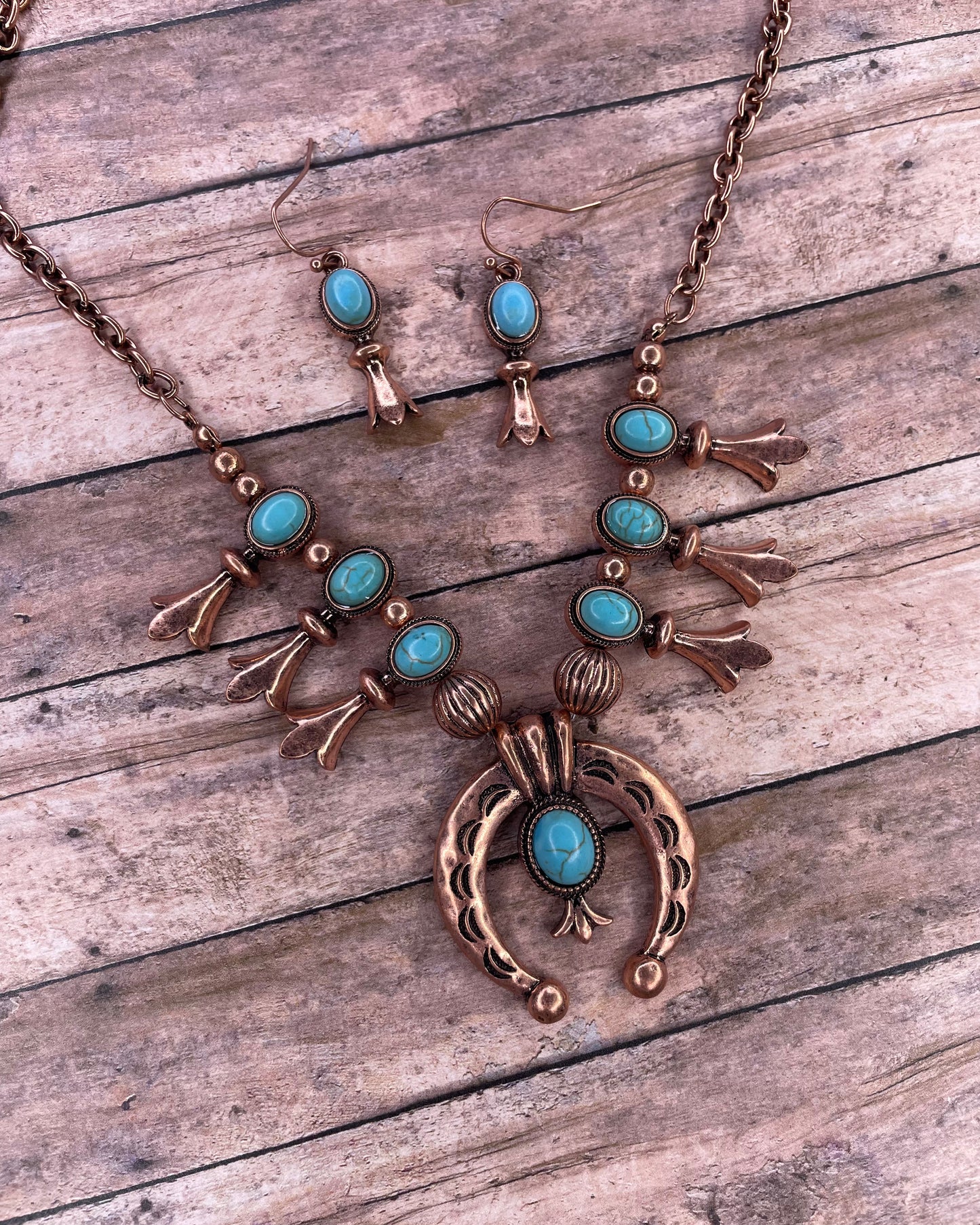 Squash Blossom Necklace Set