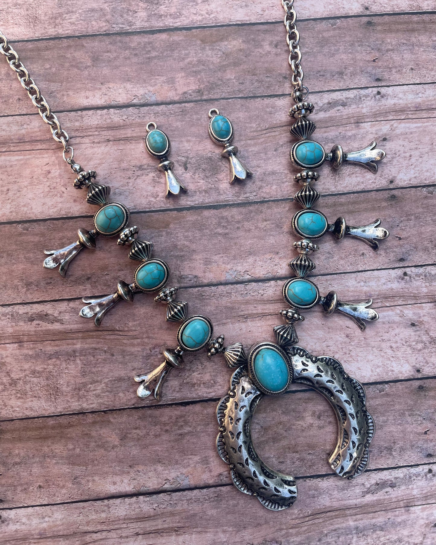 Squash Blossom Necklace Set