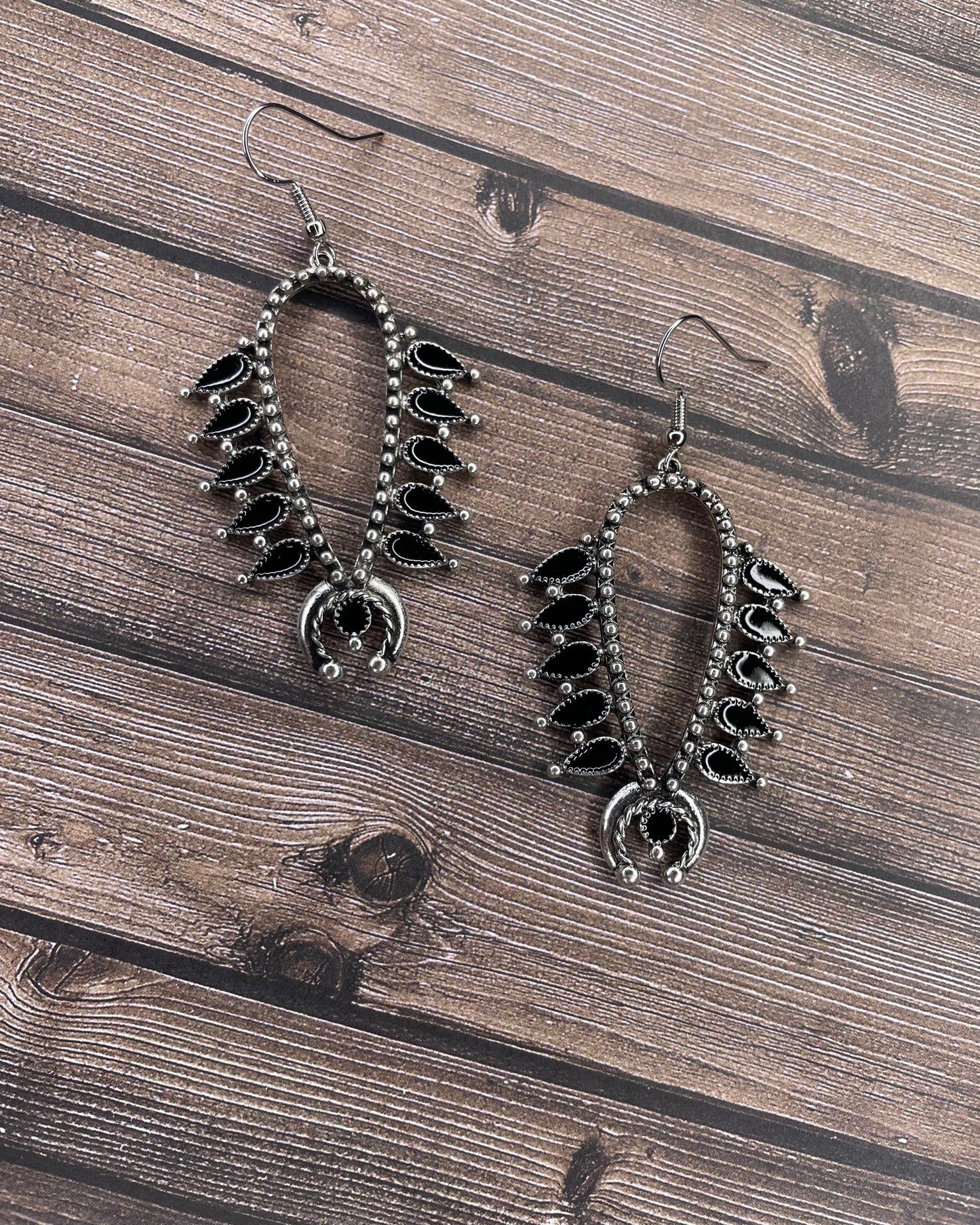 Squash Blossom Casting Earrings