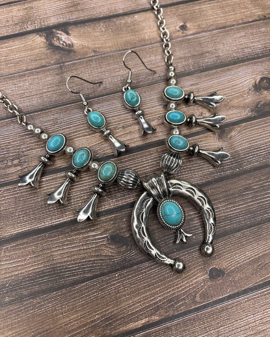 Squash Blossom Necklace Set