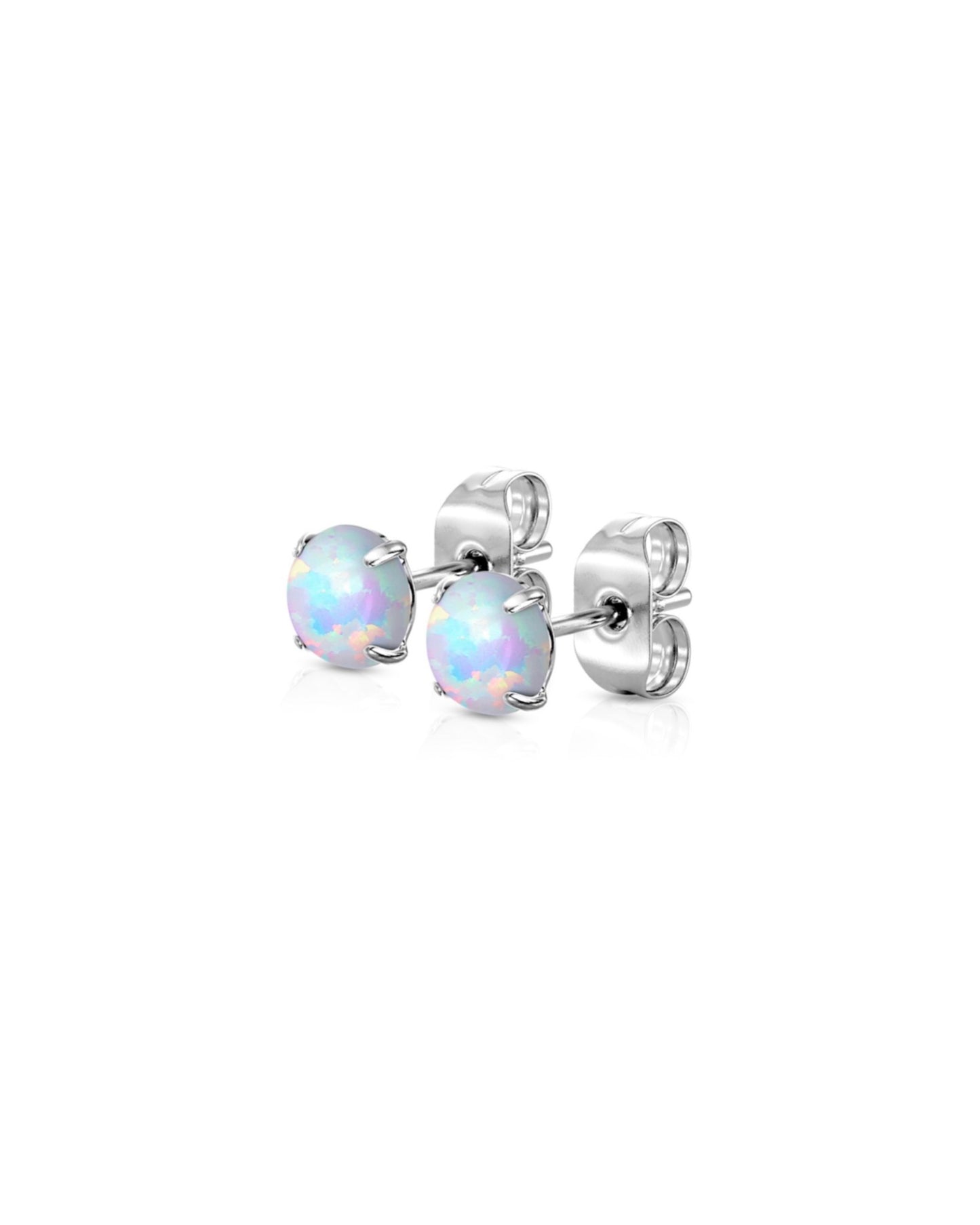 Opal Stud Earrings