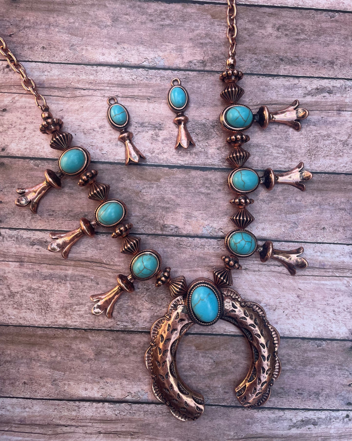 Squash Blossom Necklace Set